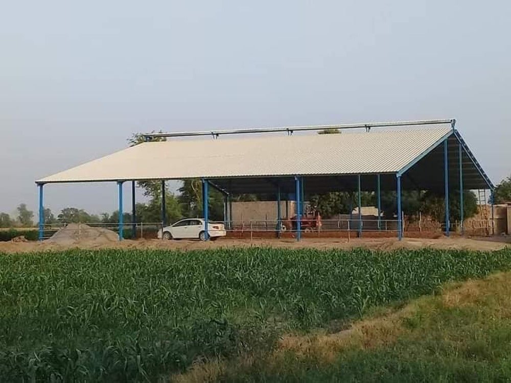 Afridi Dairy Farm cow shed project, Rajhana